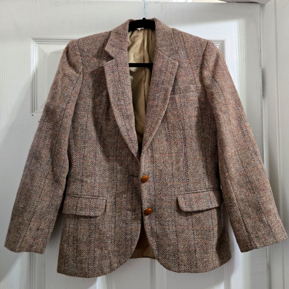 Vintage Authentic Welsh Tweed Richaed Evans Jacket